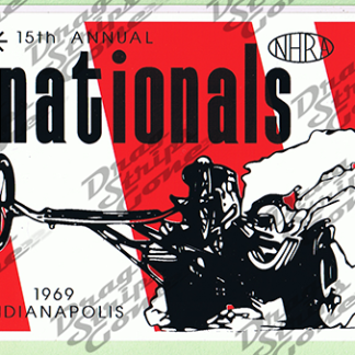 15th Annual NHRA Nationals Decal (1969)