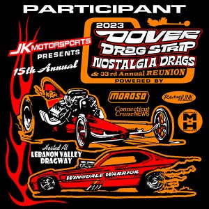 15th Annual Dover Drag Strip Nostalgia Drags Decal
