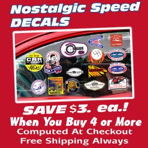Speed Decals (Free Shipping U.S.!)