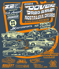 (Kids Sizes) 2024 Dover Drag Strip Nostalgia Drags T-Shirt